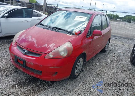 2007 Honda Fit из США, поврежденный, VIN JHMGD38427S819035